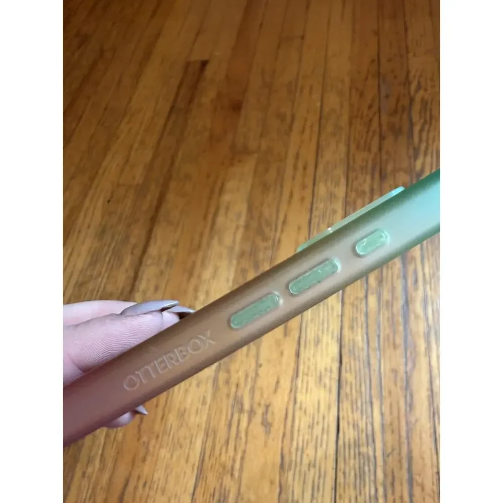OtterBox Symmetry Series+ MagSafe Case for iPhone 16 Pro Plus Ombre Green Pink